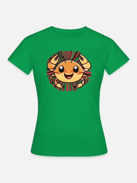 Krabbe Jakobsmuschel - Frauen T-Shirt - Kelly Green