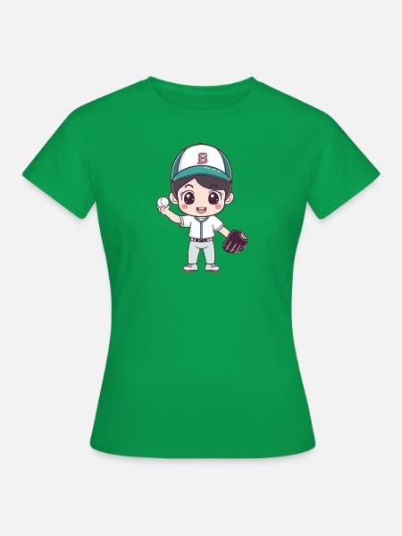 Baseball Catcher - Frauen T-Shirt - Kelly Green
