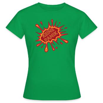 KEINE PANIK 6 - Frauen T-Shirt - Kelly Green - Vorne - AI Model Female 172 dark (172cm)