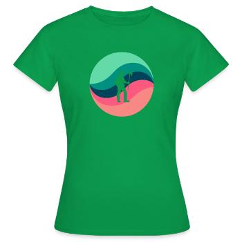 Mine Miners Mining - Women's T-Shirt - kelly green - Front - AI Model Female 172 dark (172cm)