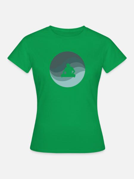 DJ Shuffle Djing - Frauen T-Shirt - Kelly Green
