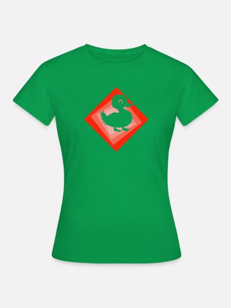 Enten Schnabel - Frauen T-Shirt - Kelly Green