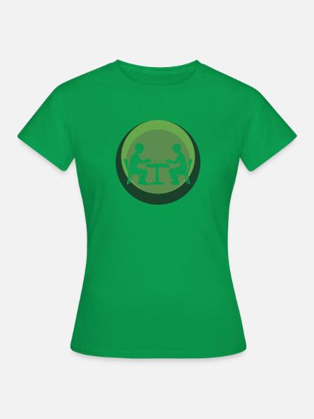 Brettspiele Würfeln Taktik - Frauen T-Shirt - Kelly Green