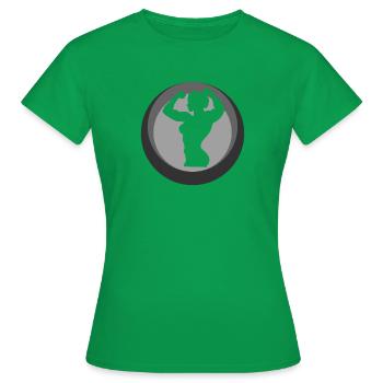 Musculation Muscle Haltère - T-shirt Femme - vert - Devant - AI Model Female 172 dark (172cm)