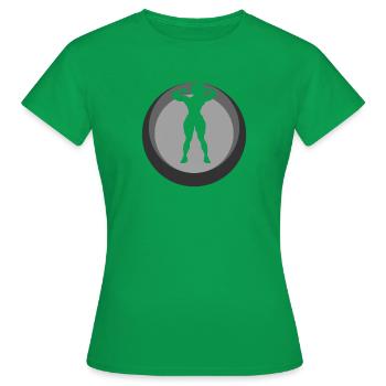 Musculation musculation musculation Exercice Haltère - T-shirt Femme - vert - Devant - AI Model Female 172 dark (172cm)