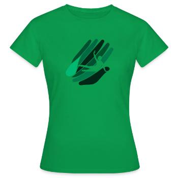 poirier de gymnastique - T-shirt Femme - vert - Devant - AI Model Female 172 dark (172cm)