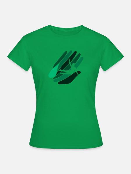 Gymnastik Handstand - Frauen T-Shirt - Kelly Green