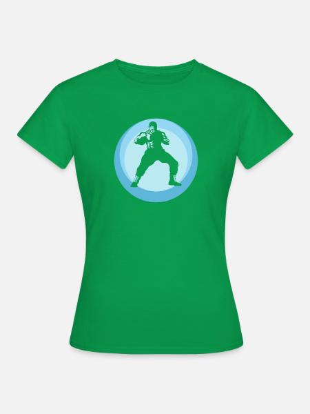 MMA Jiujitsu Grappling - Frauen T-Shirt - Kelly Green