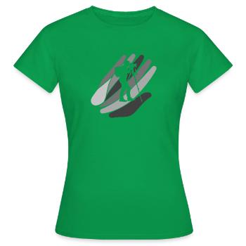 Fotografie Fotoshooting Digitalkamera - Frauen T-Shirt - Kelly Green - Vorne - AI Model Female 172 dark (172cm)