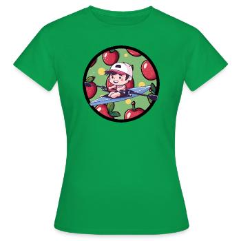 Kayak Ruderboot - Frauen T-Shirt - Kelly Green - Vorne - AI Model Female 172 dark (172cm)