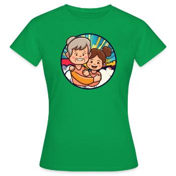 Grandma Grandma - Women's T-Shirt - kelly green - Front - AI Model Female 172 dark (172cm)