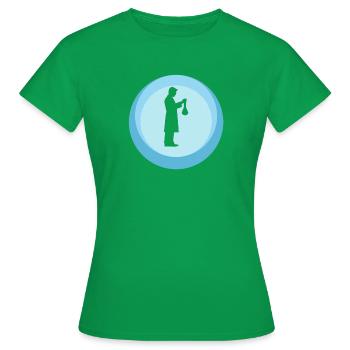 Chimie Molécule Chimique - T-shirt Femme - vert - Devant - AI Model Female 172 dark (172cm)