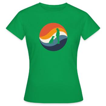 Dog Training Dog Training Dog Sports - Women's T-Shirt - kelly green - Front - AI Model Female 172 dark (172cm)