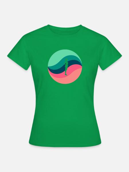 Airline Flugzeug - Frauen T-Shirt - Kelly Green