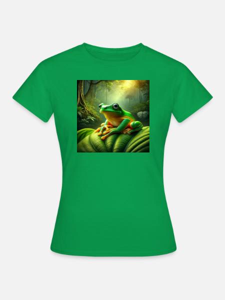 Kambo Frog - Frauen T-Shirt - Kelly Green