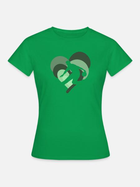Bowling Strike Bowlingkugel - Frauen T-Shirt - Kelly Green