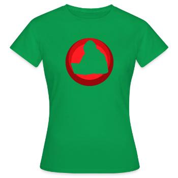 Hacker Étudiant en informatique - T-shirt Femme - vert - Devant - AI Model Female 172 dark (172cm)