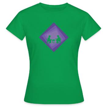 Brettspiele Schach Strategie - Frauen T-Shirt - Kelly Green - Vorne - AI Model Female 172 dark (172cm)
