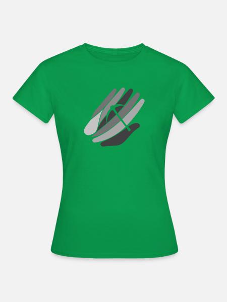 Bergbau Spitzhacke - Frauen T-Shirt - Kelly Green