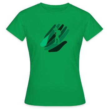 Photographe Image SLR - T-shirt Femme - vert - Devant - AI Model Female 172 dark (172cm)