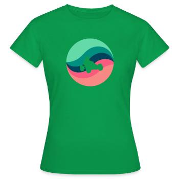 Auto - Frauen T-Shirt - Kelly Green - Vorne - AI Model Female 172 dark (172cm)