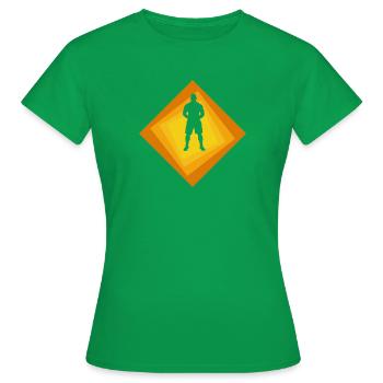 Arts martiaux mixtes Jiujitsu - T-shirt Femme - vert - Devant - AI Model Female 172 dark (172cm)