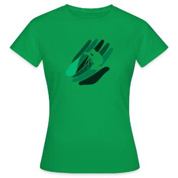 Photographe appareil photo numérique image - T-shirt Femme - vert - Devant - AI Model Female 172 dark (172cm)