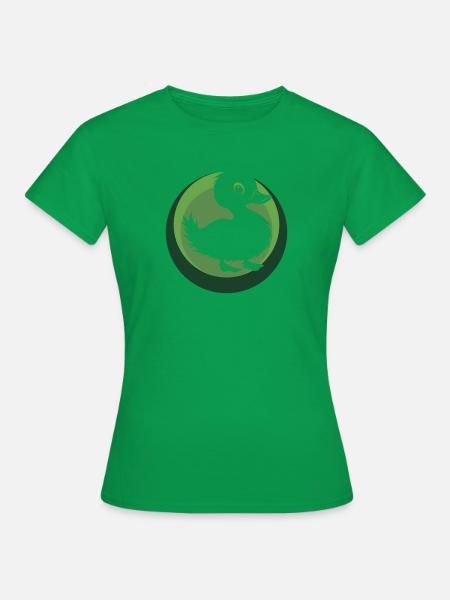 Enten Schnabel Gans - Frauen T-Shirt - Kelly Green