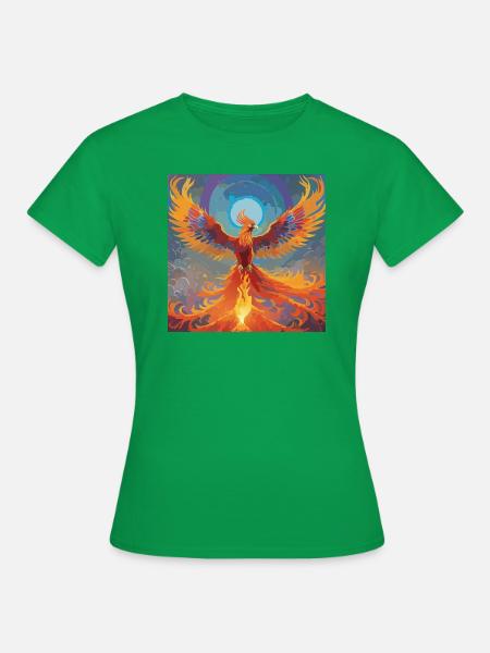 Rise of the Phoenix - Frauen T-Shirt - Kelly Green