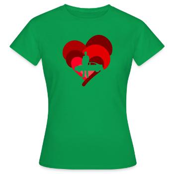 Vendeur de voitures Véhicule Voiture - T-shirt Femme - vert - Devant - AI Model Female 172 dark (172cm)