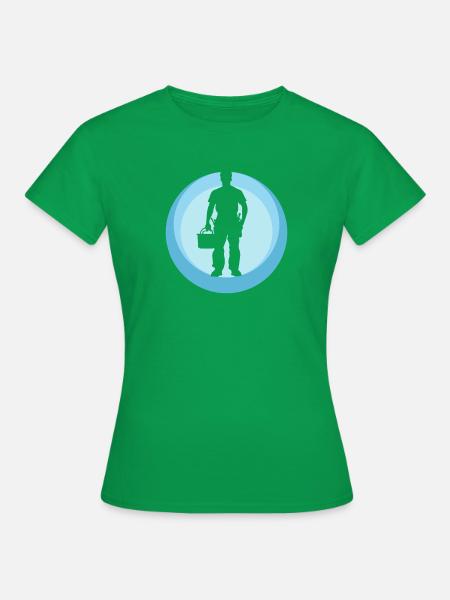 Klempner Flaschner - Frauen T-Shirt - Kelly Green