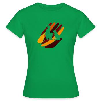 Hundeerziehung Hundesport - Frauen T-Shirt - Kelly Green - Vorne - AI Model Female 172 dark (172cm)