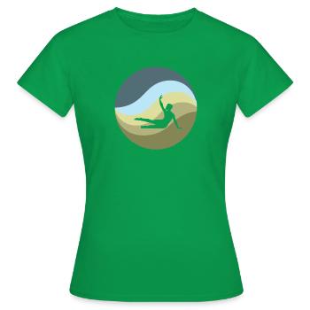 Gymnast Handstand - Women's T-Shirt - kelly green - Front - AI Model Female 172 dark (172cm)