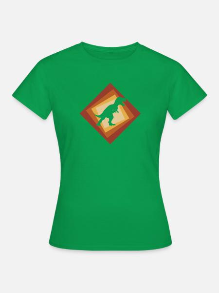 Dinosaurier Reptil Rex - Frauen T-Shirt - Kelly Green
