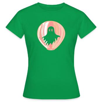Fantôme Fantômes surnaturels - T-shirt Femme - vert - Devant - AI Model Female 172 dark (172cm)
