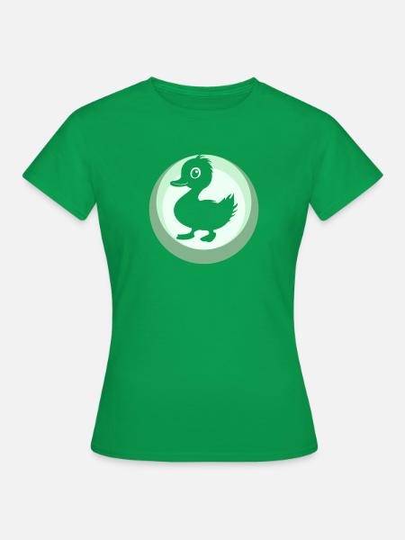 Enten Schnabel Entchen - Frauen T-Shirt - Kelly Green