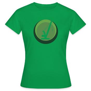 Constructeur de construction de maisons de grue - T-shirt Femme - vert - Devant - AI Model Female 172 dark (172cm)