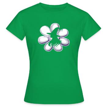 Sorcellerie Livre Sorcière - T-shirt Femme - vert - Devant - AI Model Female 172 dark (172cm)