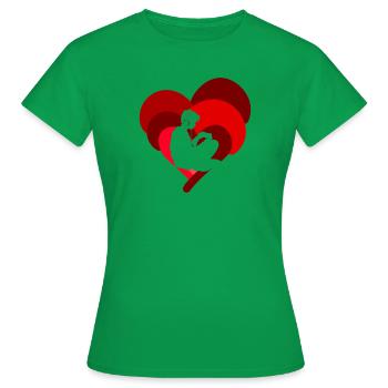 Gaming PC - Women's T-Shirt - kelly green - Front - AI Model Female 172 dark (172cm)