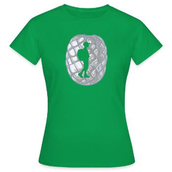 Tente échelle scoute - T-shirt Femme - vert - Devant - AI Model Female 172 dark (172cm)