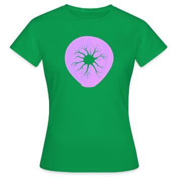 Études de l’évolution de la biologie - T-shirt Femme - vert - Devant - AI Model Female 172 dark (172cm)