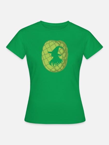 Hexe Fluch Zauber - Frauen T-Shirt - Kelly Green