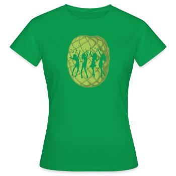 Lumières du club disco - T-shirt Femme - vert - Devant - AI Model Female 172 dark (172cm)