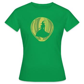 Potion de balai de sorcière - T-shirt Femme - vert - Devant - AI Model Female 172 dark (172cm)