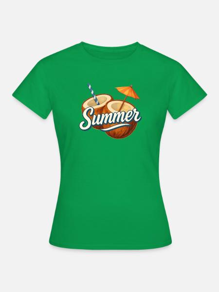 Summer Vibes - Frauen T-Shirt - Kelly Green