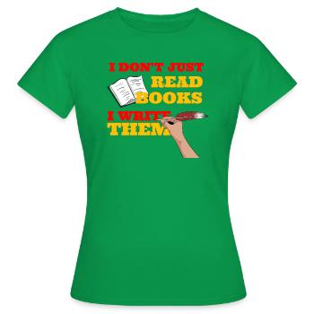 Poète Poésie Poète Poésie I Don - T-shirt Femme - vert - Devant - AI Model Female 172 dark (172cm)