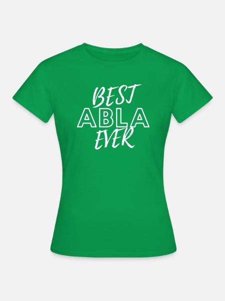 Türkce Hediyelik Esyalar Geschenkidee Abla - Frauen T-Shirt - Kelly Green
