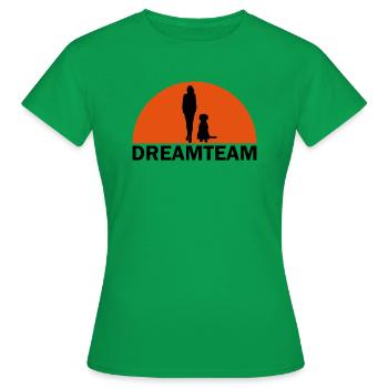 DREAM TEAM - T-shirt Femme - vert - Devant - AI Model Female 172 dark (172cm)