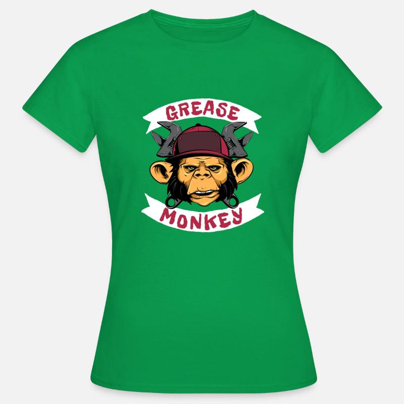 Grease Monkey - Frauen T-Shirt - Kelly Green