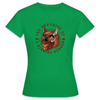 Early risers look different - Women's T-Shirt - kelly green - Front - AI Model Female 172 dark (172cm)